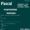 Pascal Programming (CS)