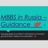 MBBS in Russia 🇷🇺 - Guidance