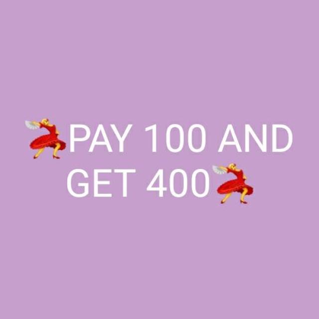 Join PAY 100 AND GET 400 WhatsApp Group